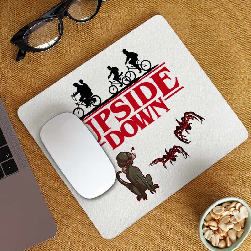 PC, gaming si accesorii - Periferice PC - Mousepad - Mousepad Stranger Things Upside Down CoolTrend, 21x19cm - Infinity.ro