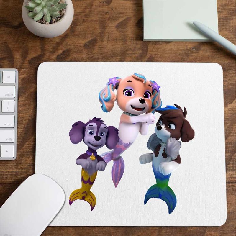 PC, gaming si accesorii - Periferice PC - Mousepad - Mousepad Paw Patrol Merpups Caini Sirena Patrula Catelusilor, CoolTrend, 21x19cm - Infinity.ro