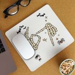 PC, gaming si accesorii - Periferice PC - Mousepad - Mousepad Six Seven Schelet Maini 67 Meme CoolTrend, 21x19cm - Infinity.ro