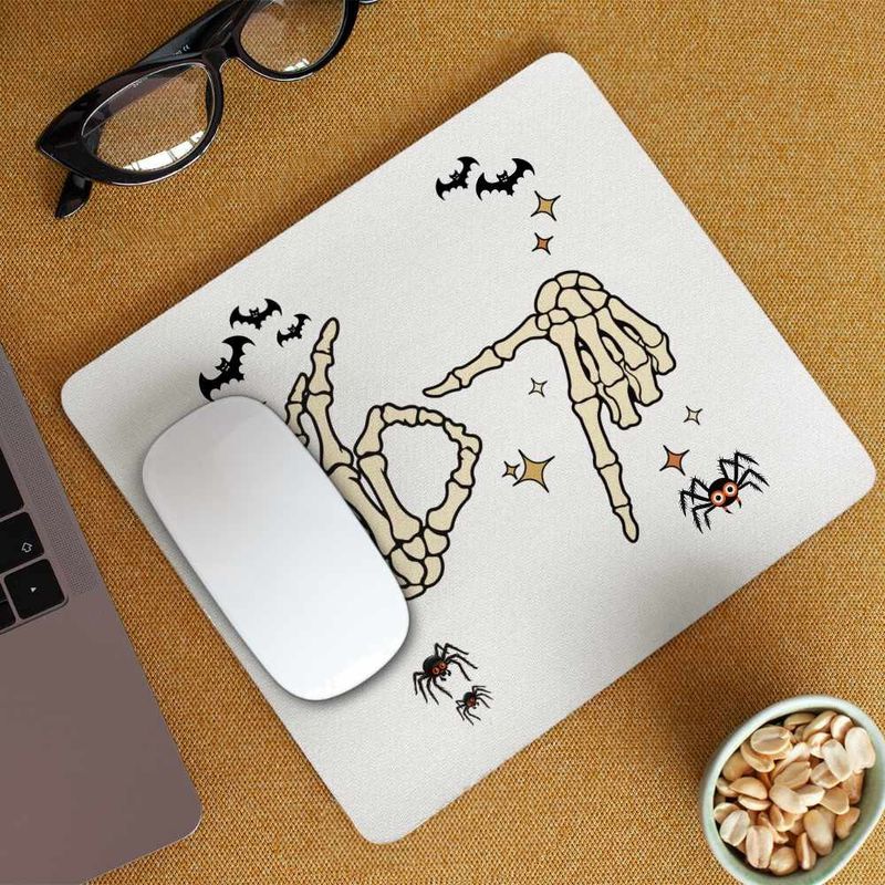 PC, gaming si accesorii - Periferice PC - Mousepad - Mousepad Six Seven Schelet Maini 67 Meme CoolTrend, 21x19cm - Infinity.ro