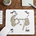 PC, gaming si accesorii - Periferice PC - Mousepad - Mousepad Six Seven Schelet Maini 67 Meme CoolTrend, 21x19cm - Infinity.ro