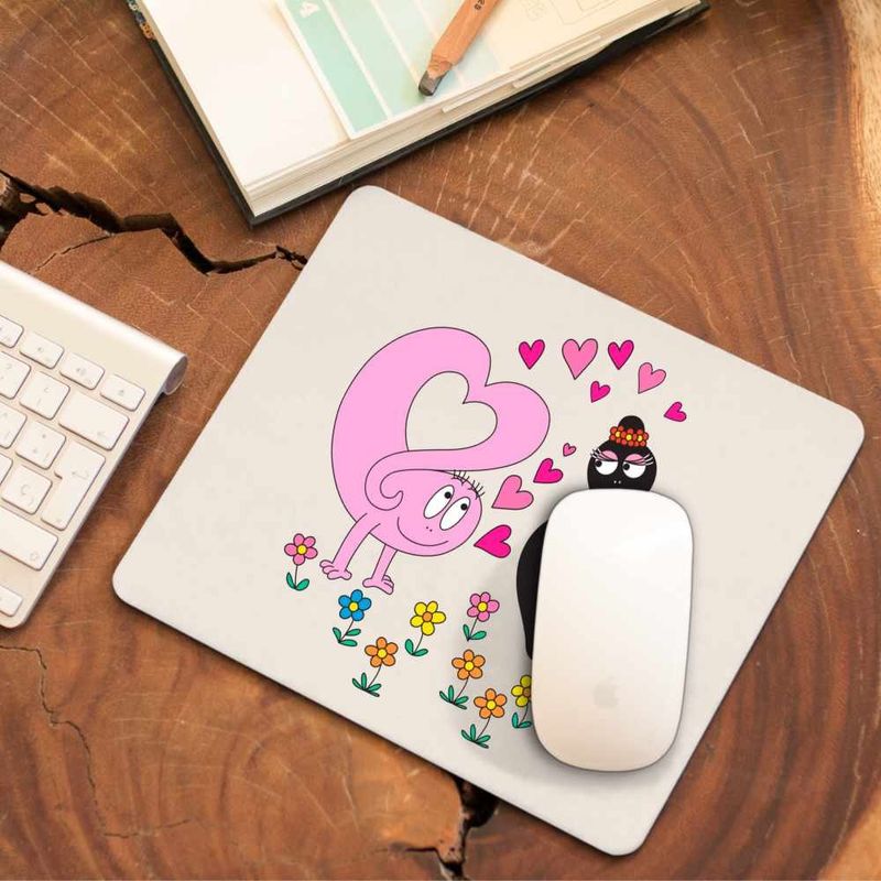PC, gaming si accesorii - Periferice PC - Mousepad - Mousepad Barbapapa Barbamama Love, CoolTrend, 21x19cm - Infinity.ro