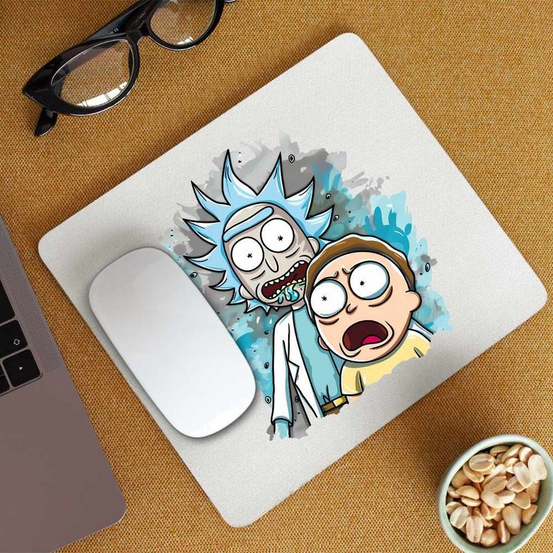 PC, gaming si accesorii - Periferice PC - Mousepad - Mousepad Rick and Morty Cercetator Nepot Asistent, CoolTrend, 21x19cm - Infinity.ro