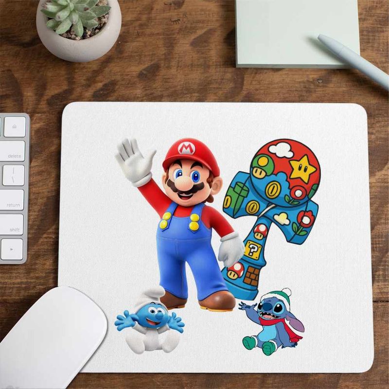 PC, gaming si accesorii - Periferice PC - Mousepad - Mousepad Kendama Super Mario Bros Galaxy CoolTrend, 21x19cm - Infinity.ro