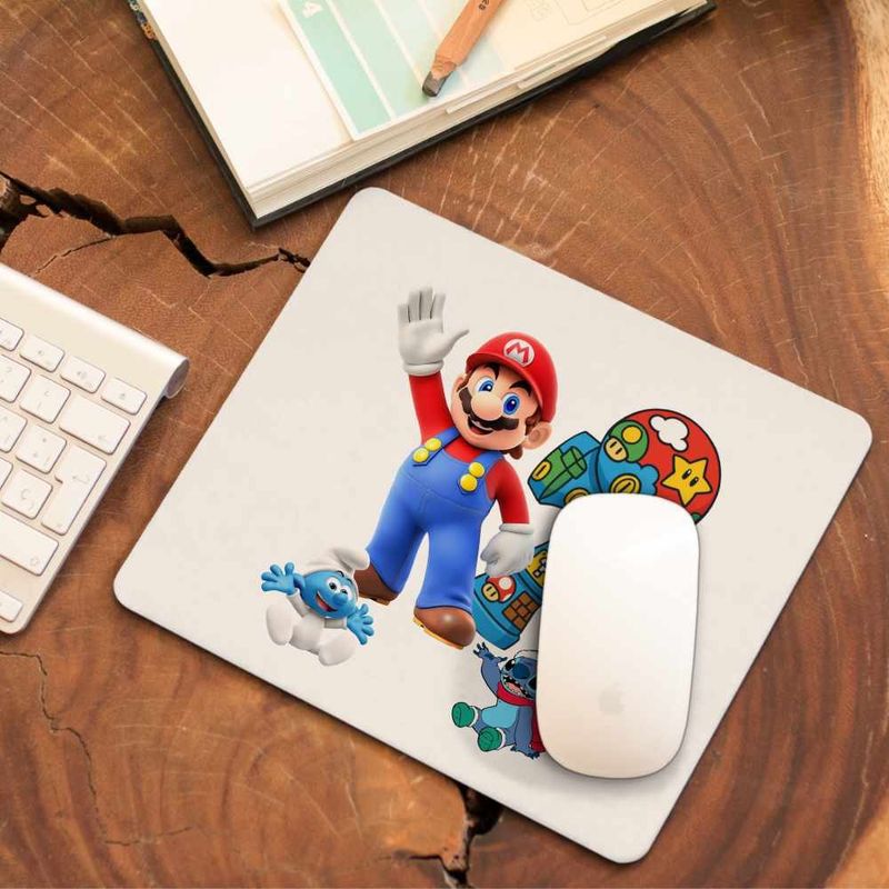 PC, gaming si accesorii - Periferice PC - Mousepad - Mousepad Kendama Super Mario Bros Galaxy CoolTrend, 21x19cm - Infinity.ro