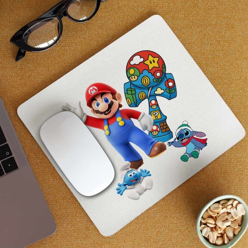PC, gaming si accesorii - Periferice PC - Mousepad - Mousepad Kendama Super Mario Bros Galaxy CoolTrend, 21x19cm - Infinity.ro