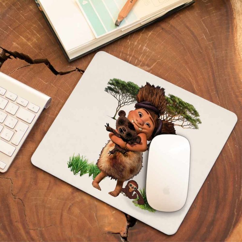 PC, gaming si accesorii - Periferice PC - Mousepad - Mousepad The Croods Sandy Familia Crood Epoca de Piatra CoolTrend, 21x19cm - Infinity.ro