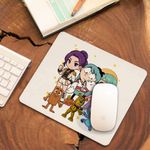 PC, gaming si accesorii - Periferice PC - Mousepad - Mousepad Hilda Huntrix Saja Boys K-pop, 21x19cm - Infinity.ro