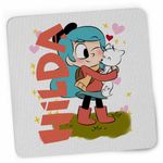 PC, gaming si accesorii - Periferice PC - Mousepad - Mousepad Hilda Twig Hug White Fox Valentines Day, 21x19cm - Infinity.ro