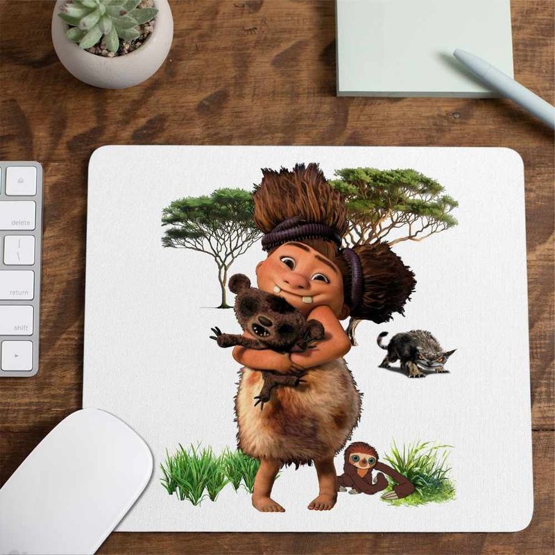 PC, gaming si accesorii - Periferice PC - Mousepad - Mousepad The Croods Sandy Familia Crood Epoca de Piatra CoolTrend, 21x19cm - Infinity.ro