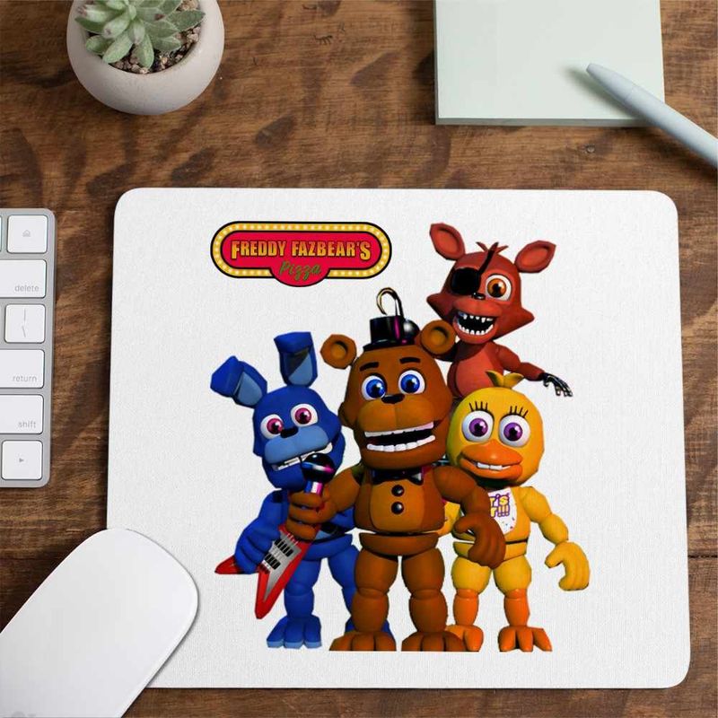 PC, gaming si accesorii - Periferice PC - Mousepad - Mousepad FNAF All Team Five Nights at Freddy Horror Halloween CoolTrend, 21x19cm - Infinity.ro