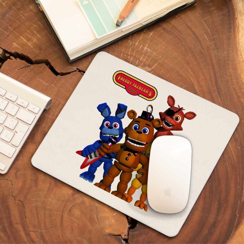 PC, gaming si accesorii - Periferice PC - Mousepad - Mousepad FNAF All Team Five Nights at Freddy Horror Halloween CoolTrend, 21x19cm - Infinity.ro