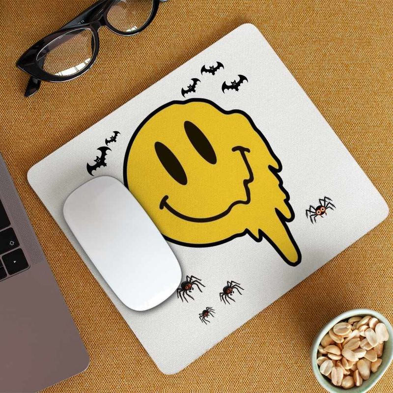 PC, gaming si accesorii - Periferice PC - Mousepad - Mousepad Emoji Smile Topit CoolTrend, 21x19cm - Infinity.ro
