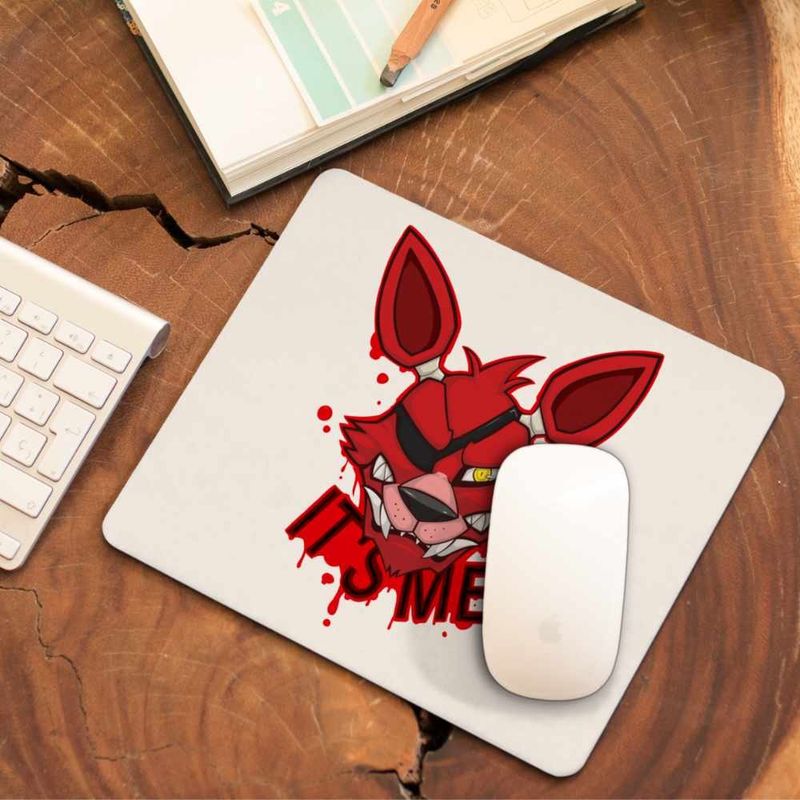 PC, gaming si accesorii - Periferice PC - Mousepad - Mousepad Fnaf Foxy Its Me Five Nights at Freddy Horror Halloween CoolTrend, 21x19cm - Infinity.ro