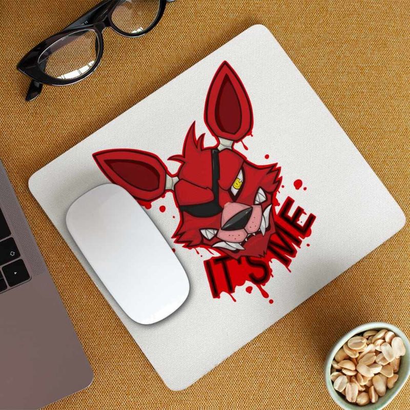 PC, gaming si accesorii - Periferice PC - Mousepad - Mousepad Fnaf Foxy Its Me Five Nights at Freddy Horror Halloween CoolTrend, 21x19cm - Infinity.ro