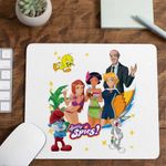 PC, gaming si accesorii - Periferice PC - Mousepad - Mousepad Spioanele Plaja Desene Animate Agenti Misiune CoolTrend, 21x19cm - Infinity.ro