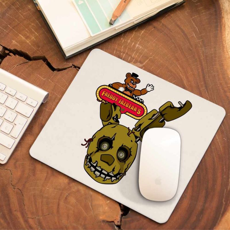 PC, gaming si accesorii - Periferice PC - Mousepad - Mousepad Fnaf Spring Bonnie Five Nights at Freddy Horror Halloween CoolTrend, 21x19cm - Infinity.ro