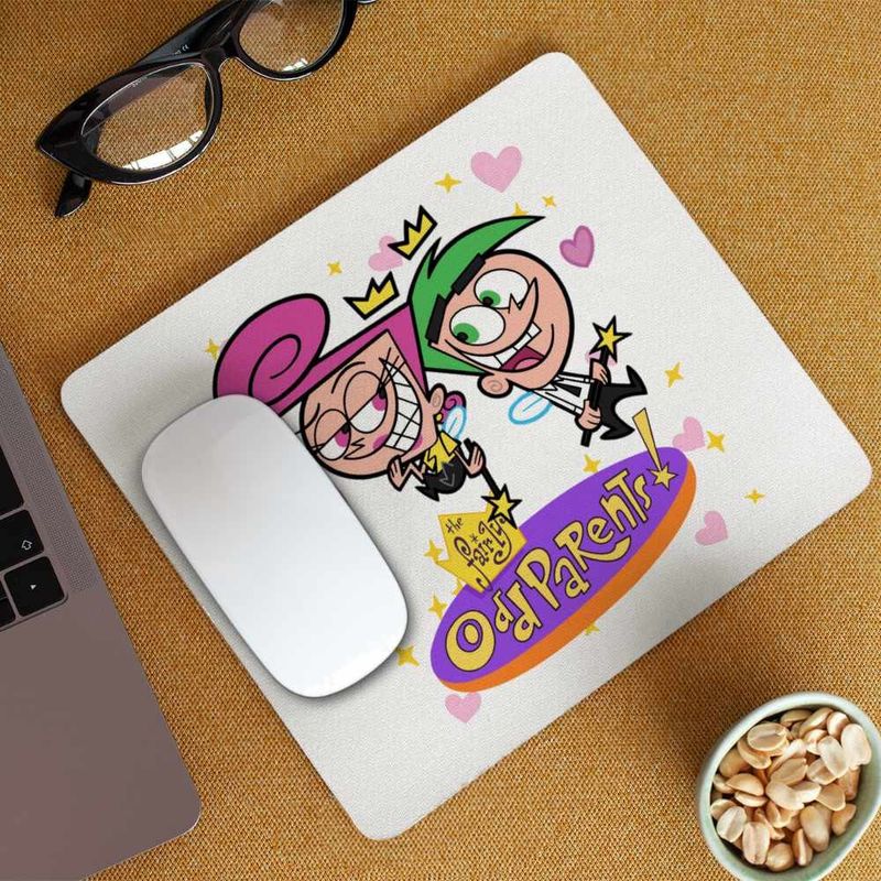 PC, gaming si accesorii - Periferice PC - Mousepad - Mousepad Fairly Odd Parents Wanda Cosmo Nasii mei Vrajitori CoolTrend, 21x19cm - Infinity.ro