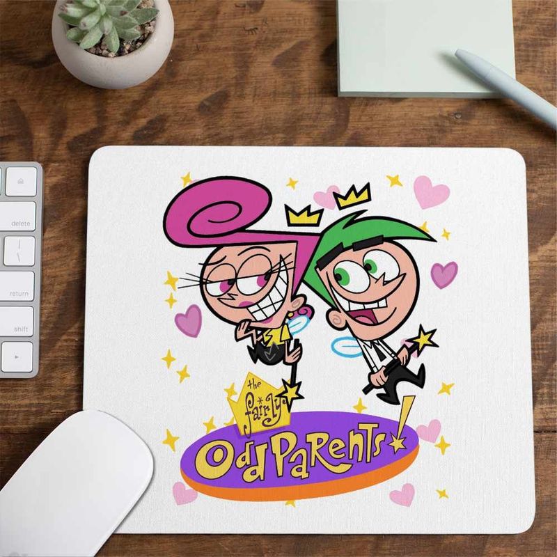 PC, gaming si accesorii - Periferice PC - Mousepad - Mousepad Fairly Odd Parents Wanda Cosmo Nasii mei Vrajitori CoolTrend, 21x19cm - Infinity.ro