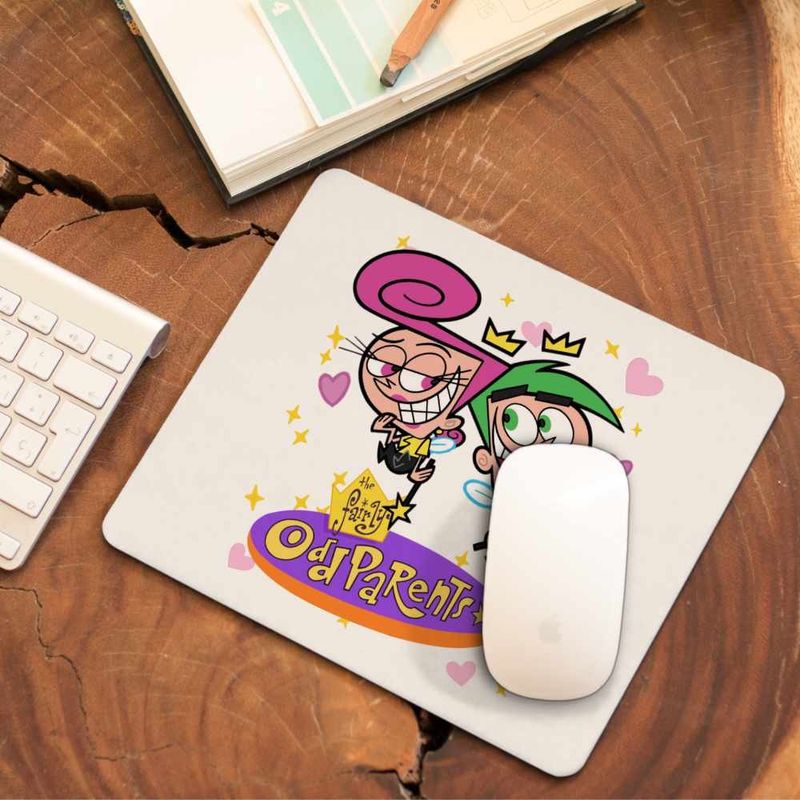 PC, gaming si accesorii - Periferice PC - Mousepad - Mousepad Fairly Odd Parents Wanda Cosmo Nasii mei Vrajitori CoolTrend, 21x19cm - Infinity.ro