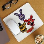 PC, gaming si accesorii - Periferice PC - Mousepad - Mousepad Fnaf Pixel Art Five Nights at Freddy Horror Halloween CoolTrend, 21x19cm - Infinity.ro