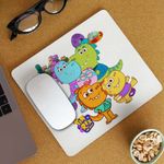 PC, gaming si accesorii - Periferice PC - Mousepad - Mousepad Tim Rex Toata Familia Spatiu Dinozauri Cosmos, CoolTrend, 21x19cm - Infinity.ro
