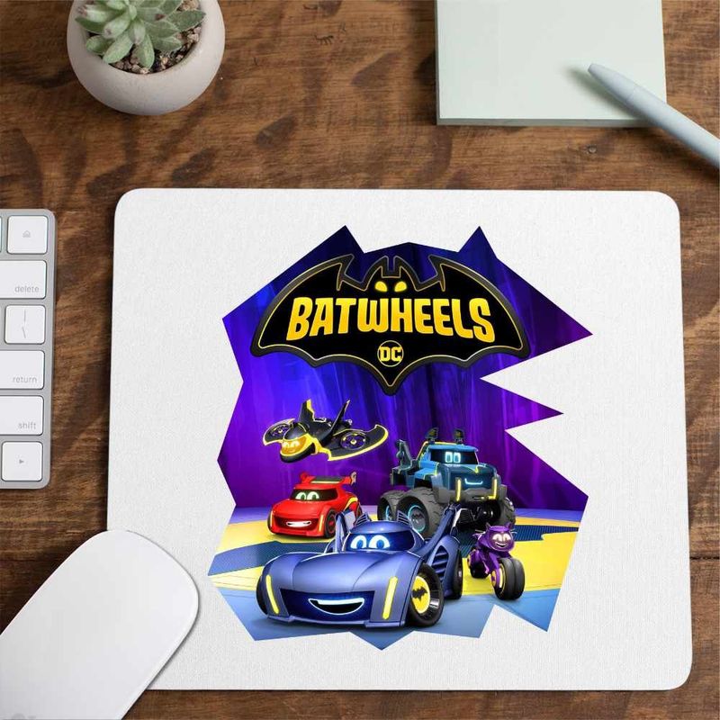 PC, gaming si accesorii - Periferice PC - Mousepad - Mousepad Batwheels Dream Team Batroti Batman Robin, CoolTrend, 21x19cm - Infinity.ro
