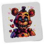 PC, gaming si accesorii - Periferice PC - Mousepad - Mousepad Fnaf Valentines Day Dragobete Five Nights at Freddy Horror Halloween CoolTrend, 21x19cm - Infinity.ro