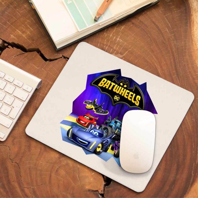 PC, gaming si accesorii - Periferice PC - Mousepad - Mousepad Batwheels Dream Team Batroti Batman Robin, CoolTrend, 21x19cm - Infinity.ro