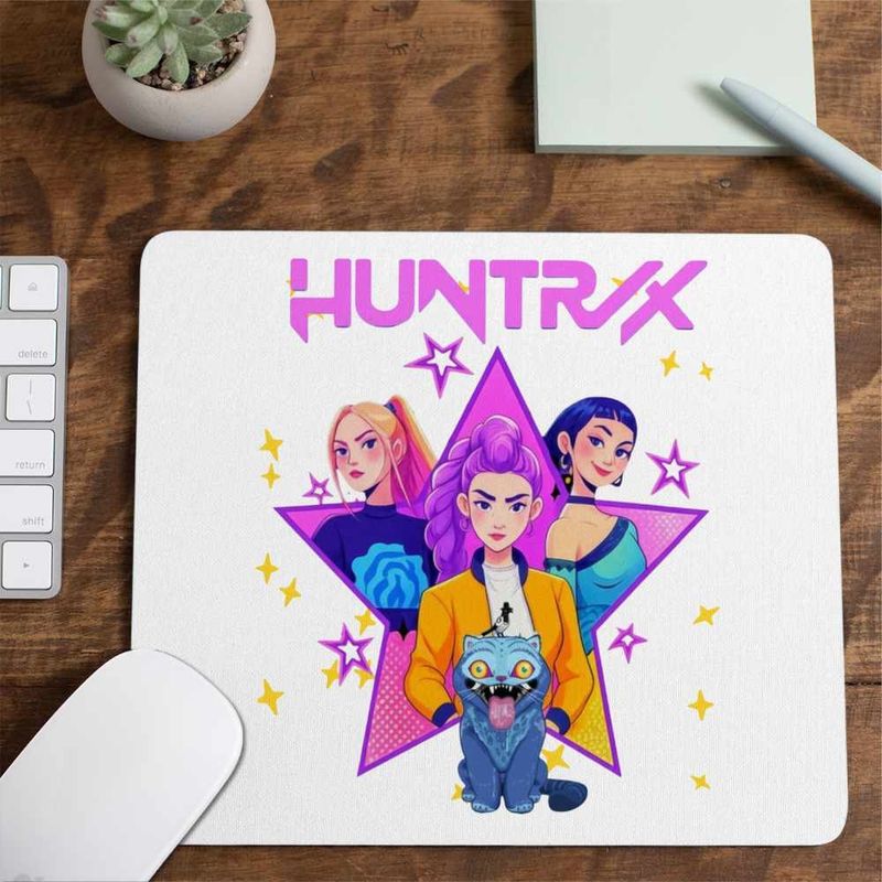 PC, gaming si accesorii - Periferice PC - Mousepad - Mousepad Huntrix Legends Kpop CoolTrend, 21x19cm - Infinity.ro