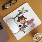 PC, gaming si accesorii - Periferice PC - Mousepad - Mousepad Fairly Odd Parents Timmy Turner Chitara Nasii mei Vrajitori CoolTrend, 21x19cm - Infinity.ro