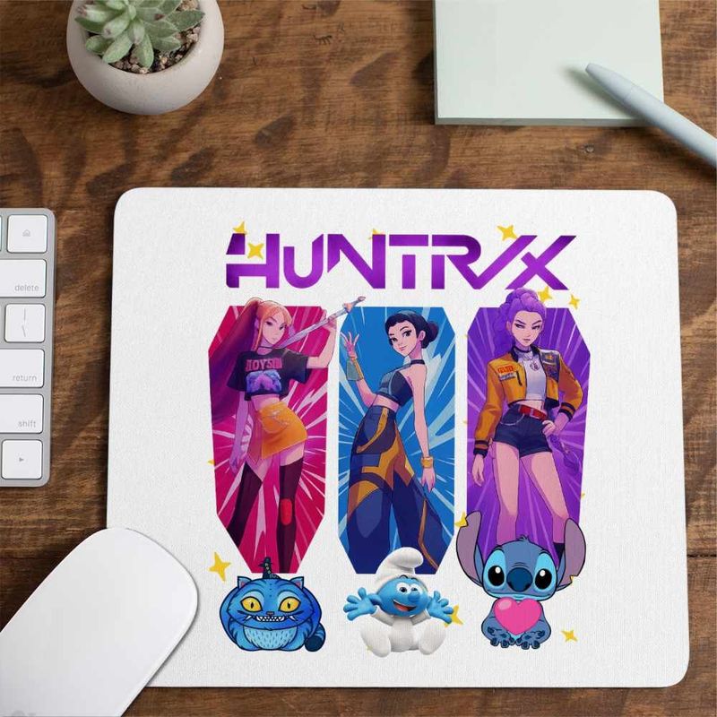 PC, gaming si accesorii - Periferice PC - Mousepad - Mousepad Huntrix Kpop Hunters CoolTrend, 21x19cm - Infinity.ro