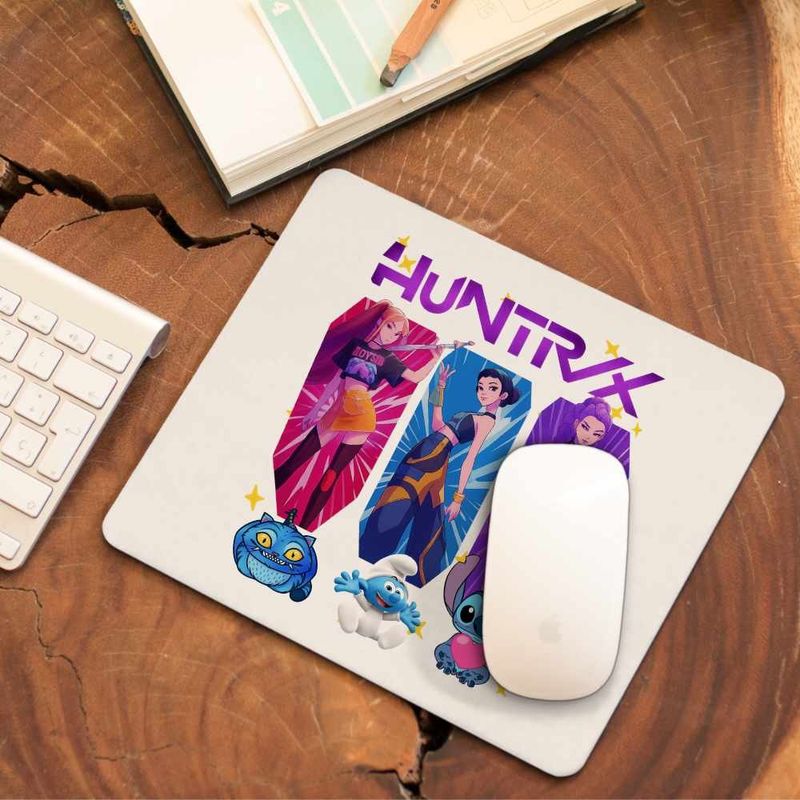 PC, gaming si accesorii - Periferice PC - Mousepad - Mousepad Huntrix Kpop Hunters CoolTrend, 21x19cm - Infinity.ro