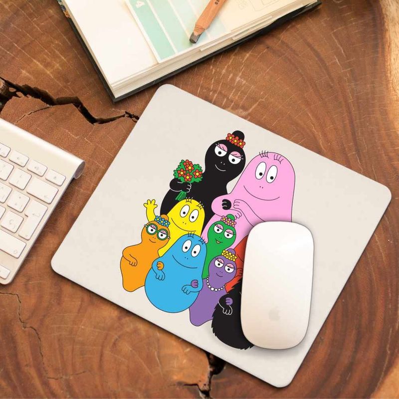 PC, gaming si accesorii - Periferice PC - Mousepad - Mousepad Barbapapa Familie Petrecere, CoolTrend, 21x19cm - Infinity.ro
