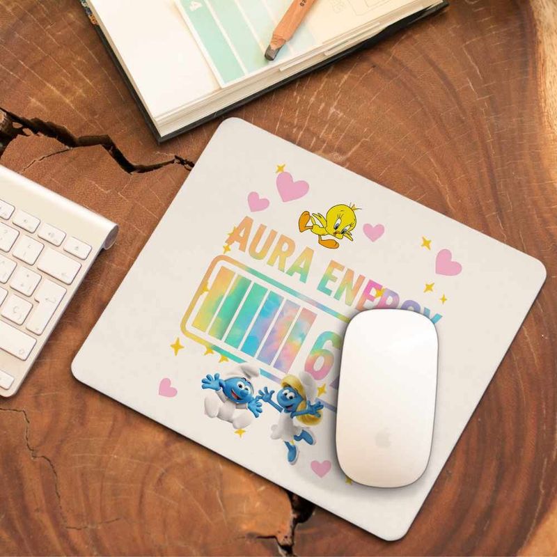 PC, gaming si accesorii - Periferice PC - Mousepad - Mousepad Six Seven Aura Energy 67 CoolTrend, 21x19cm - Infinity.ro