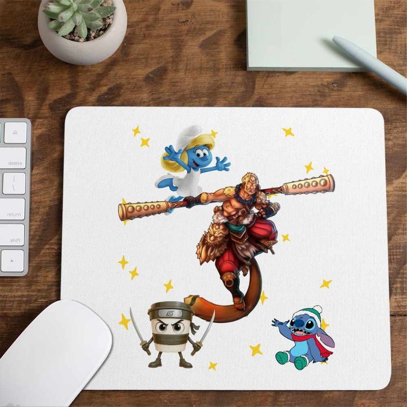 PC, gaming si accesorii - Periferice PC - Mousepad - Mousepad Wukong War General Boss Level Maimuta, 21x19cm - Infinity.ro