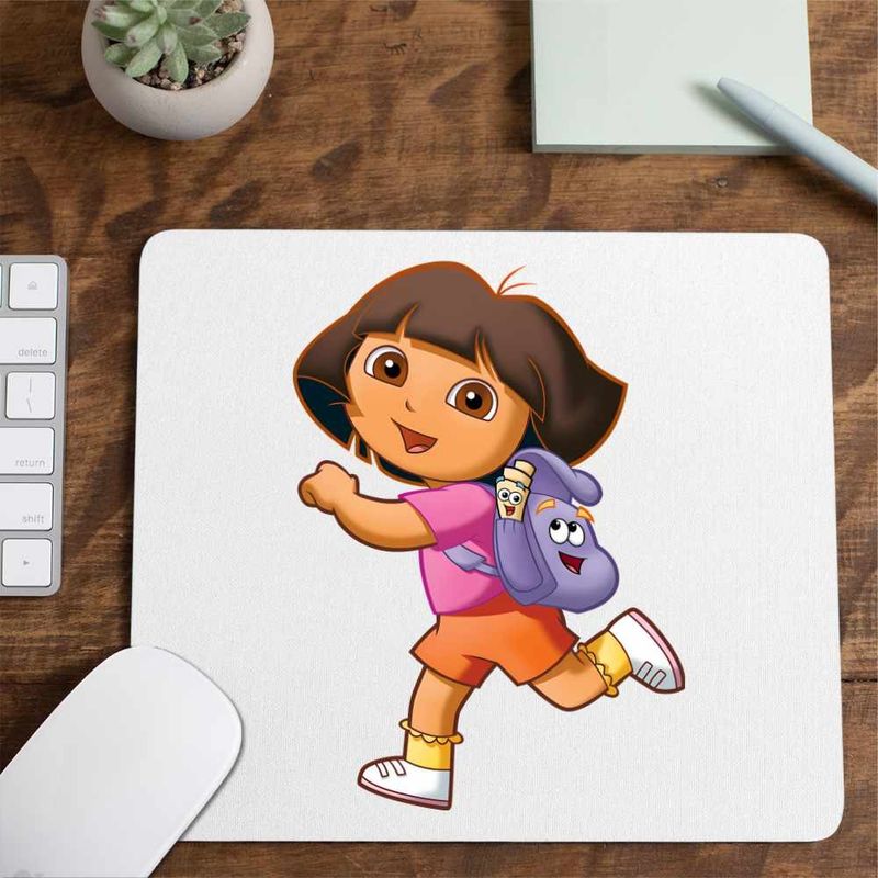 PC, gaming si accesorii - Periferice PC - Mousepad - Mousepad Dora Exploratoarea Ghiozdan Harta Explorer, CoolTrend, 21x19cm - Infinity.ro