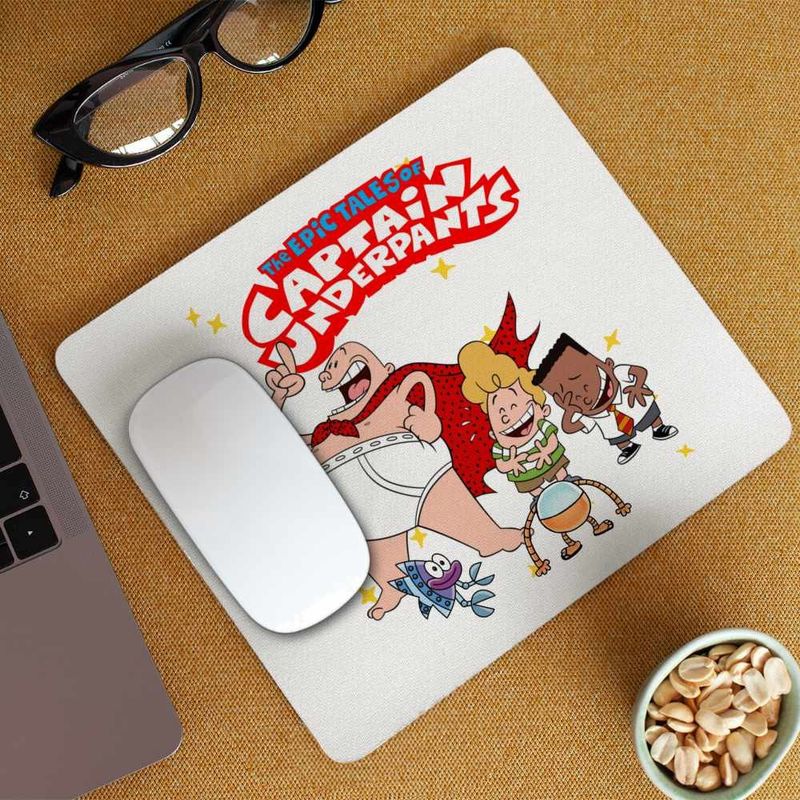 PC, gaming si accesorii - Periferice PC - Mousepad - Mousepad Captain Underpants Aventurile Epice ale Capitanului Chilot George Harold CoolTrend, 21x19cm - Infinity.ro