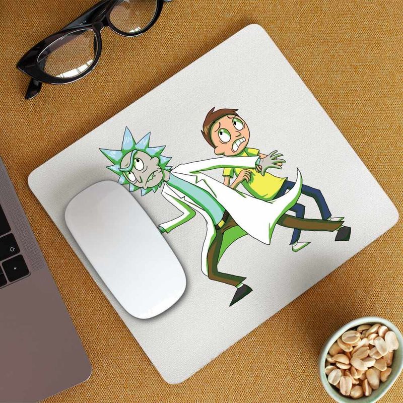 PC, gaming si accesorii - Periferice PC - Mousepad - Mousepad Rick and Morty Fanart Aventuri, CoolTrend, 21x19cm - Infinity.ro