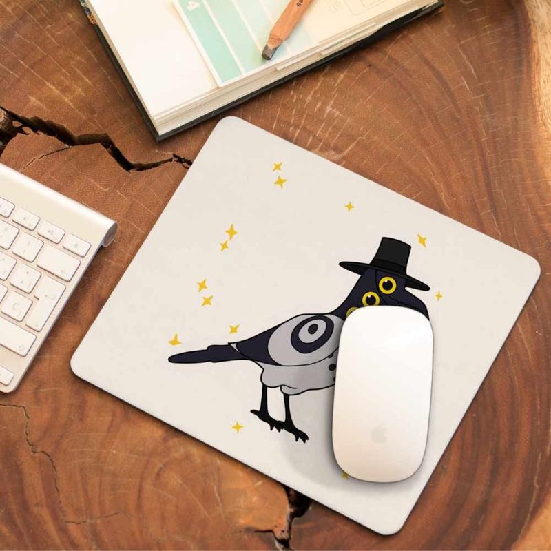 PC, gaming si accesorii - Periferice PC - Mousepad - Mousepad Huntrix Sussie Corb Pasare Kpop CoolTrend, 21x19cm - Infinity.ro
