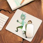 PC, gaming si accesorii - Periferice PC - Mousepad - Mousepad Rick and Morty Fanart Aventuri, CoolTrend, 21x19cm - Infinity.ro