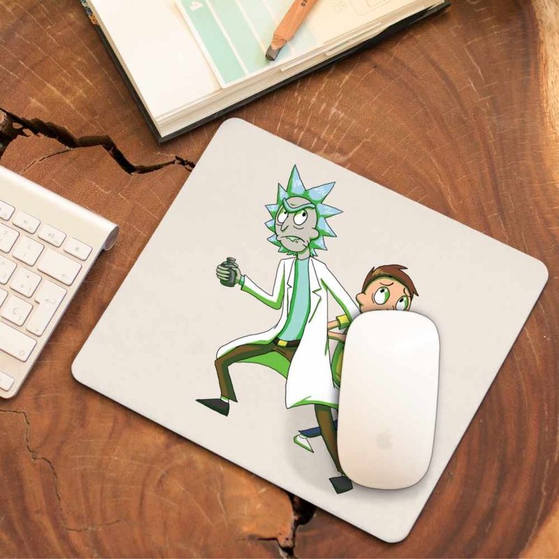 PC, gaming si accesorii - Periferice PC - Mousepad - Mousepad Rick and Morty Fanart Aventuri, CoolTrend, 21x19cm - Infinity.ro