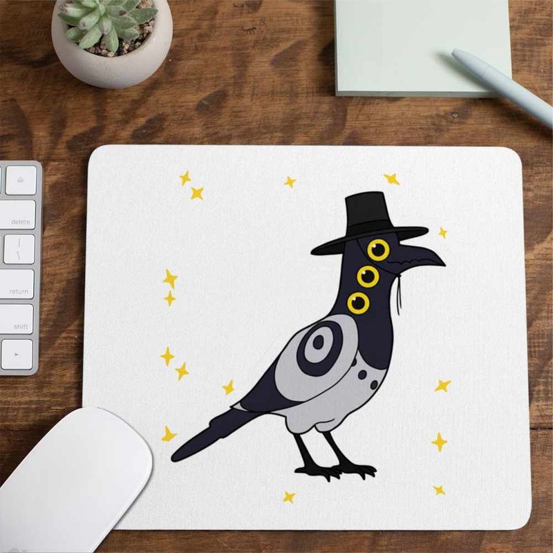 PC, gaming si accesorii - Periferice PC - Mousepad - Mousepad Huntrix Sussie Corb Pasare Kpop CoolTrend, 21x19cm - Infinity.ro