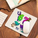 PC, gaming si accesorii - Periferice PC - Mousepad - Mousepad Fnaf Six Seven Five Nights at Freddy Horror Halloween CoolTrend, 21x19cm - Infinity.ro