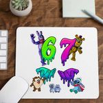 PC, gaming si accesorii - Periferice PC - Mousepad - Mousepad Fnaf Six Seven Five Nights at Freddy Horror Halloween CoolTrend, 21x19cm - Infinity.ro