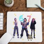 PC, gaming si accesorii - Periferice PC - Mousepad - Mousepad Six Seven Demon Hunters 67 Kpop CoolTrend, 21x19cm - Infinity.ro