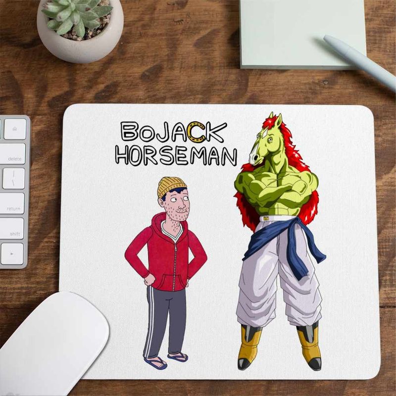 PC, gaming si accesorii - Periferice PC - Mousepad - Mousepad BoJack Horseman Dragon Ball Z Vegeta CoolTrend, 21x19cm - Infinity.ro