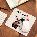 PC, gaming si accesorii - Periferice PC - Mousepad - Mousepad Wall-E Love Eve Dragobete Valentines Day Romantic CoolTrend, 21x19cm - Infinity.ro