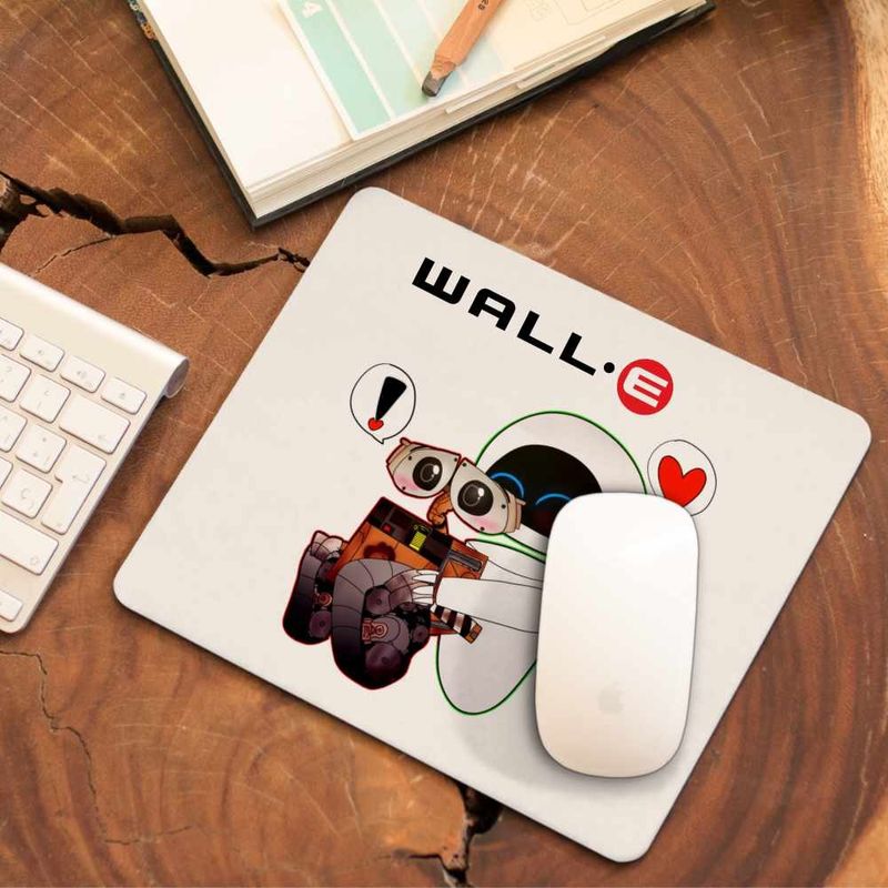 PC, gaming si accesorii - Periferice PC - Mousepad - Mousepad Wall-E Love Eve Dragobete Valentines Day Romantic CoolTrend, 21x19cm - Infinity.ro