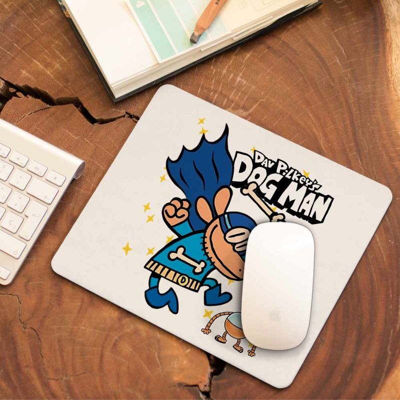 PC, gaming si accesorii - Periferice PC - Mousepad - Mousepad Captain Underpants Dog Man Cat Kid Capitanul Chilot Ninja CoolTrend, 21x19cm - Infinity.ro
